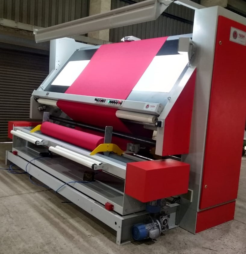 Fabric inspection and finishing machine