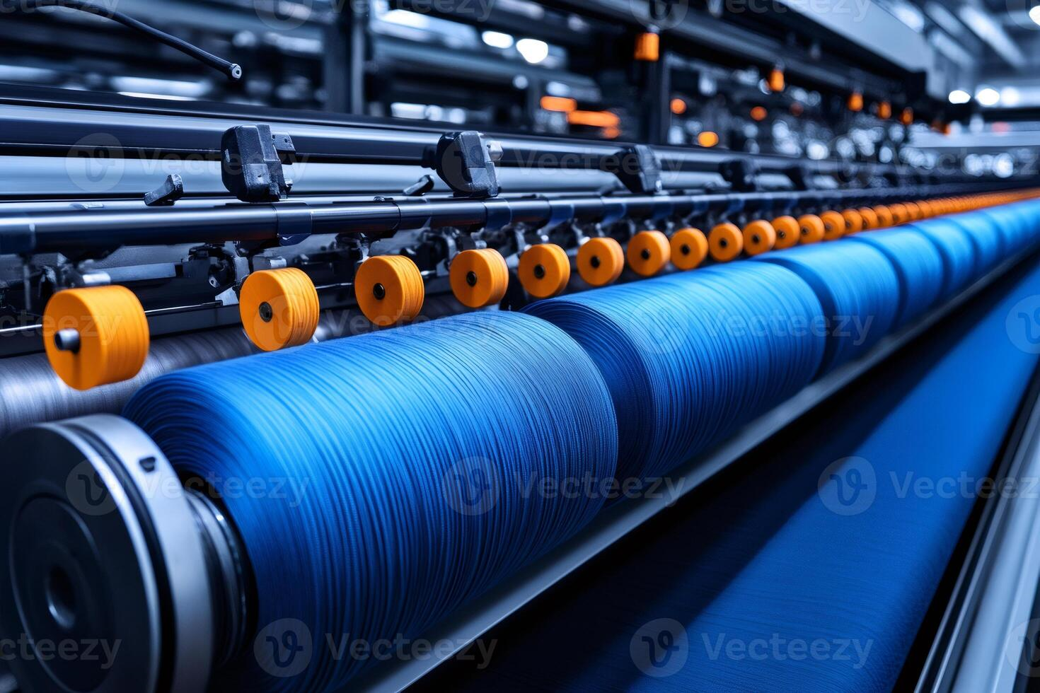 Industrial textile yarn processing machinery